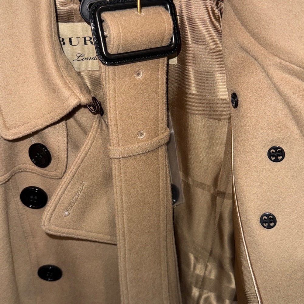 Burberry Queensbury Women’s Wool and Cashmere Coat-Size 6-Authentic-NWT - Picture 7 of 13